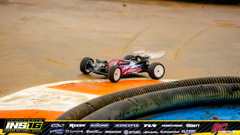 Alex Sturgeon's r1workz RC car at the JConcepts INS16 Hoosier Hobbyplex Finals
