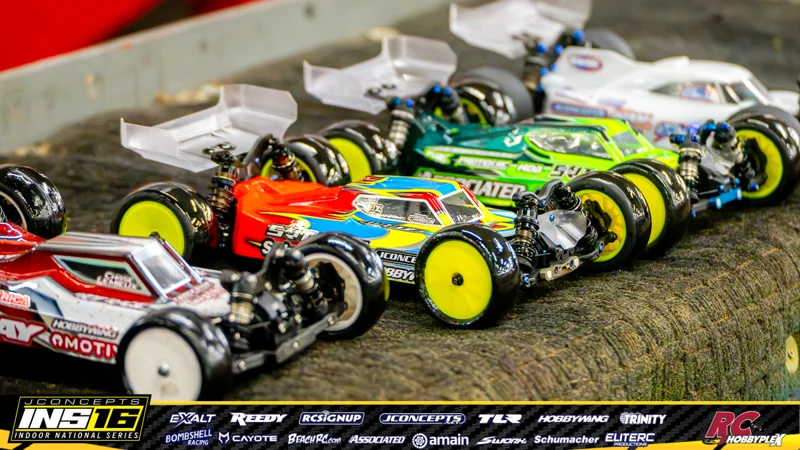 Broc Champlin's Schumacher RC car at the JConcepts INS16 Hoosier Hobbyplex Finals