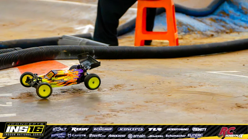 David Gravy's RC car at the JConcepts INS16 Hoosier Hobbyplex Finals