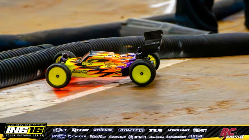 David Gravy's RC car at the JConcepts INS16 Hoosier Hobbyplex Finals