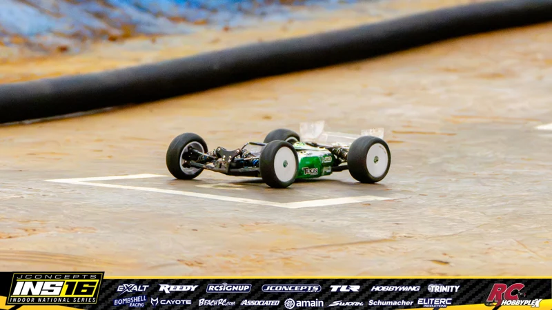 Lex Mott's RC car at the JConcepts INS16 Hoosier Hobbyplex Finals
