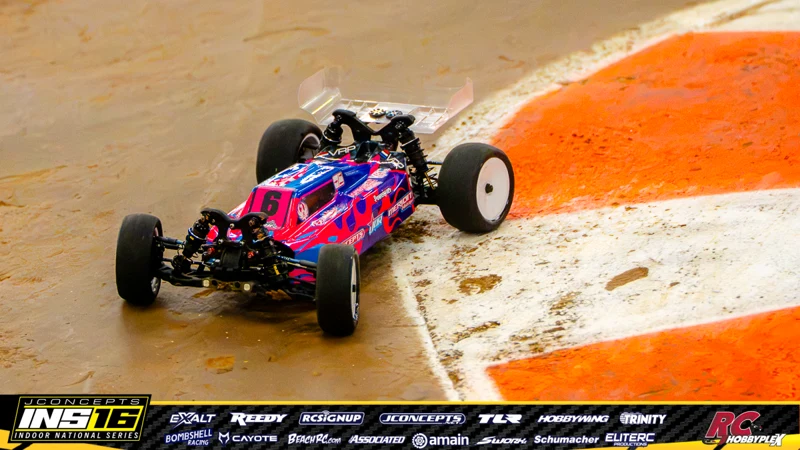Maccoy Martin's Schumacher RC car at the JConcepts INS16 Hoosier Hobbyplex Finals