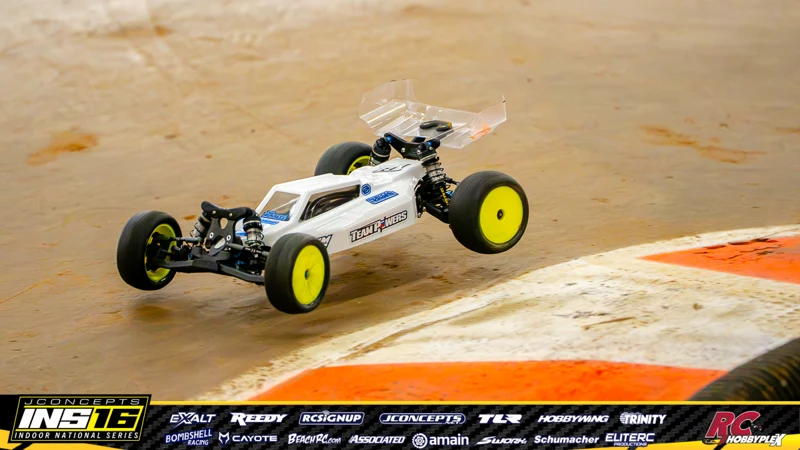 Rob Russell's RC car at the JConcepts INS16 Hoosier Hobbyplex Finals