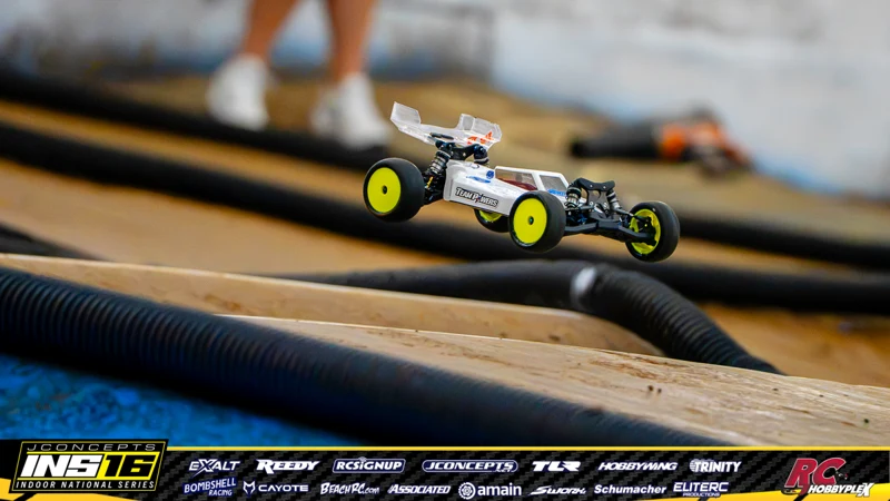 Rob Russell's RC car at the JConcepts INS16 Hoosier Hobbyplex Finals