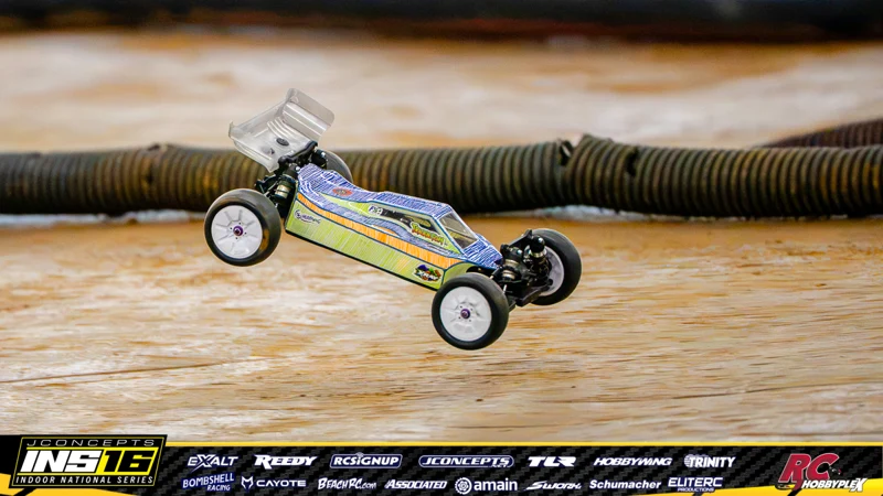 Thomas Vandervelden's RC car at the JConcepts INS16 Hoosier Hobbyplex Finals