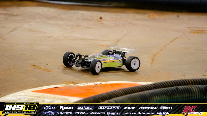 Thomas Vandervelden's RC car at the JConcepts INS16 Hoosier Hobbyplex Finals