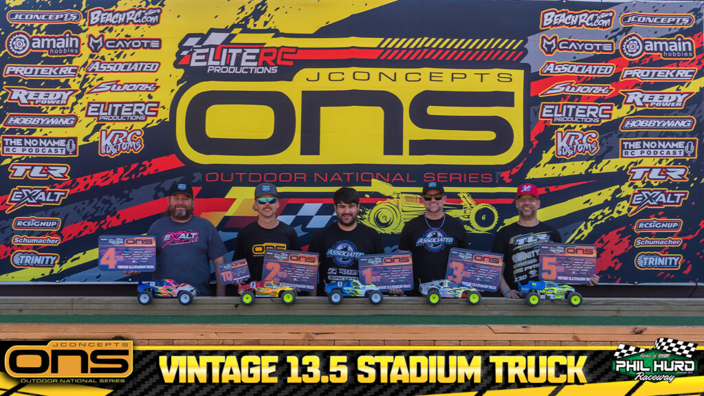 1st Julien Oliveras, 2nd Ryan Harris, 3rd Chris Vanair, 4th Owen Simmons, 5th Jose Zayas