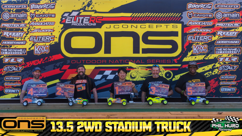 1st Hiro Nakaya, 2nd Shon Harding, 3rd Richard Medlin, 4th Michael Kokoska, 5th Craig Jackson