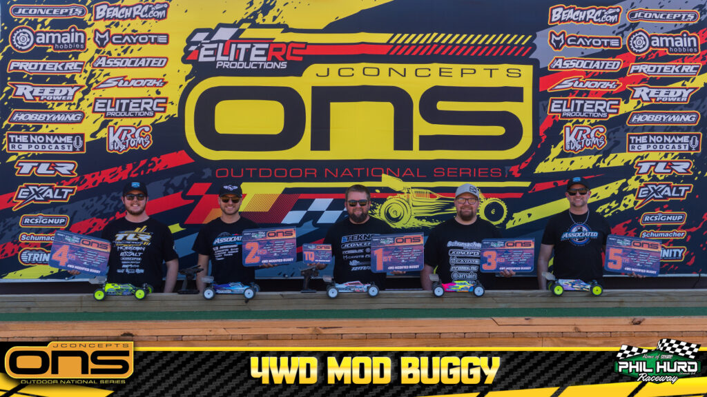 1st Ryan Maifield, 2nd Spencer Rivkin, 3rd Cole Tollard, 4th Hunter King, 5th Chris Vanair