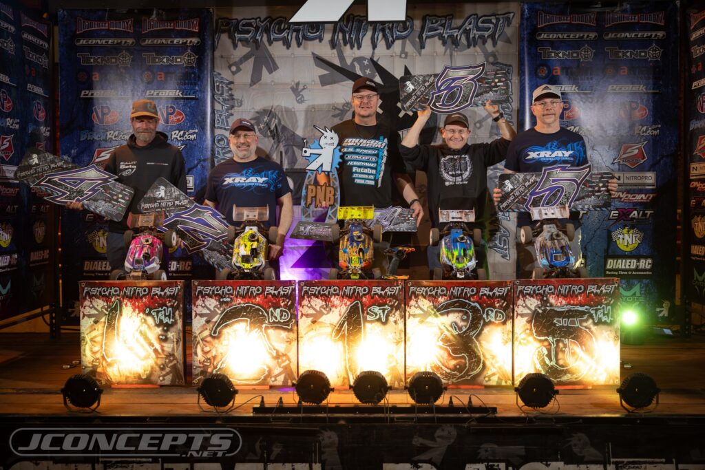 40+ Nitro Buggy: 1. Adam Drake 2. Paul Ciccarello 3. Jason Schreffler 4. Donald Elliott 5. Aaron Buran