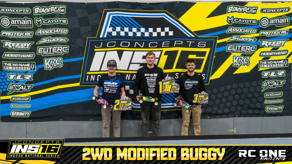 2wd Modified Buggy - 1 Daniel Kobbevik, 2 Tater Sontag, 3 Aydin Horne