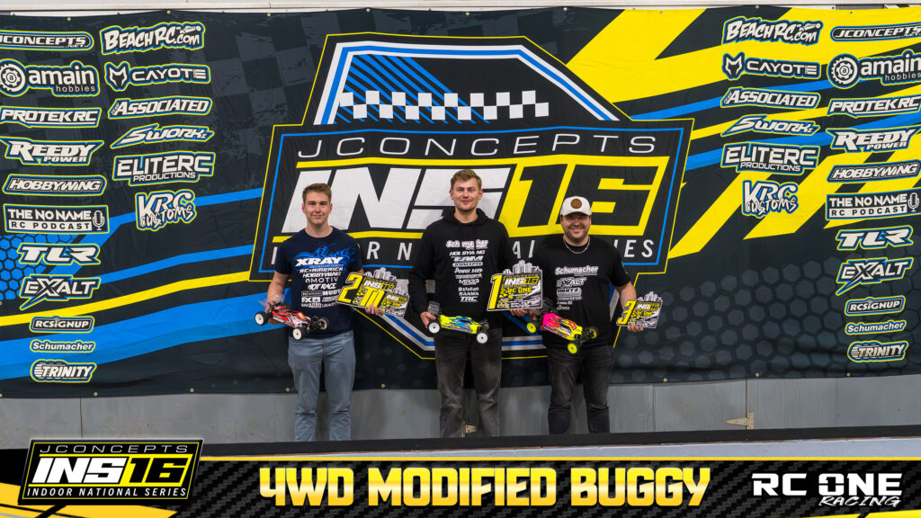 4wd Modified Buggy - 1 Daniel Kobbevik, 2 Chase Lemieux, 3 Brennan Schimme