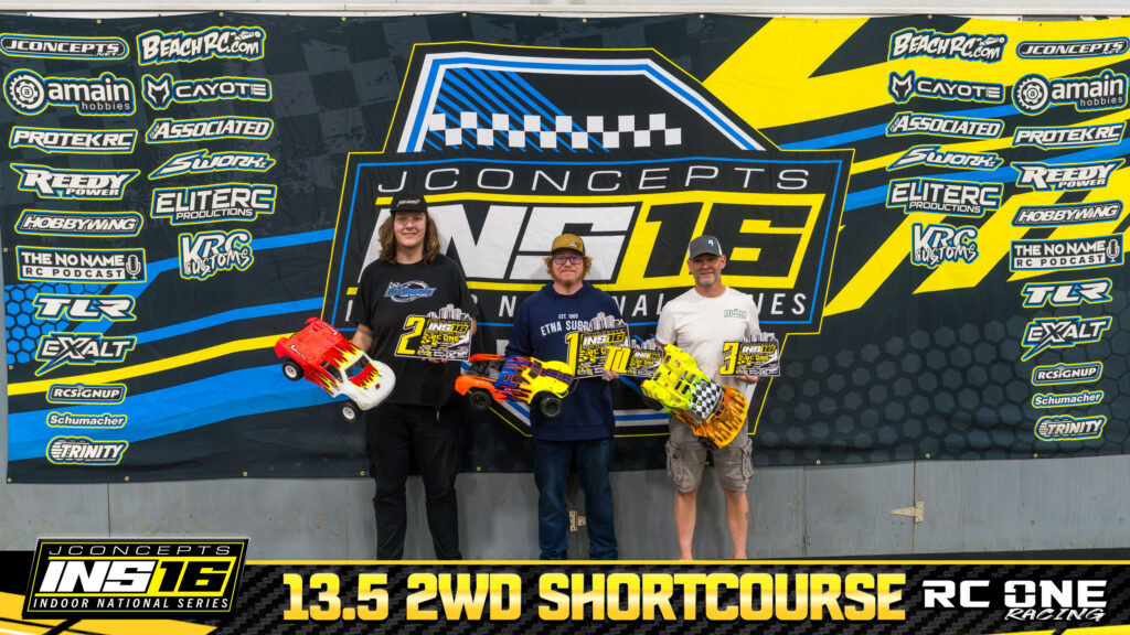 13.5 Short Course - 1 Ryan Benedict, 2 Ethan Maki, 3 Matthew Hudak