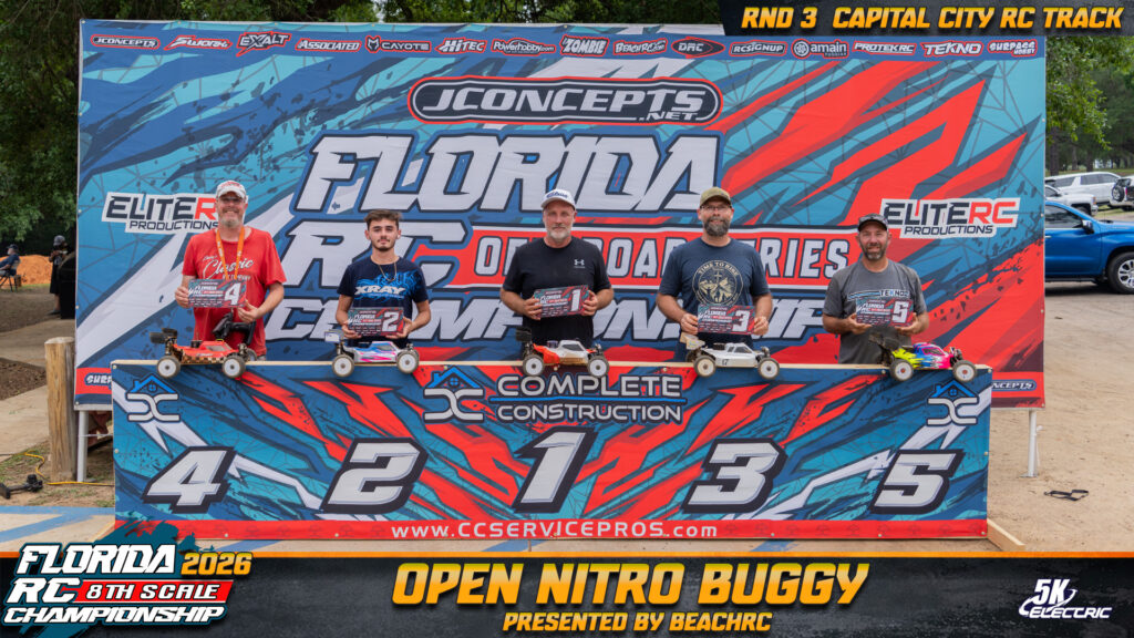 1. David Diehl 2. Max Mejia 3. Ryan Moore 4. Jose Agostino 5. Ron Vanderkooy
