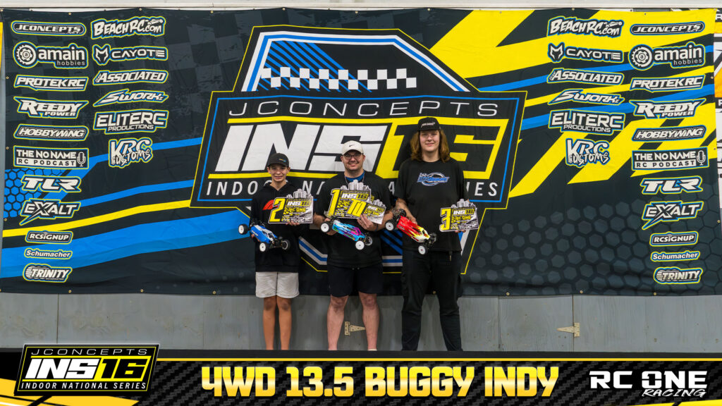 13.5 Independent 4wd Buggy - 1 Ryan Priebe, 2 Jacob Doron, 3 Ethan Maki