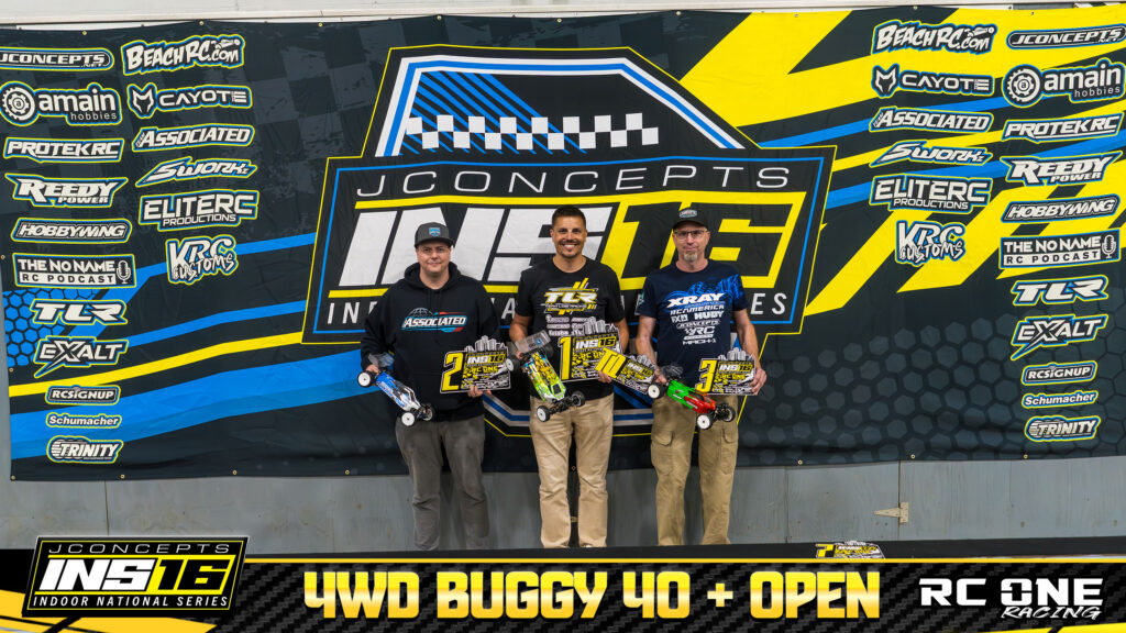 40+ 4wd Modified Buggy - 1 Casey Blasczyk, 2 Matt Brienzo, 3 Mark Decker