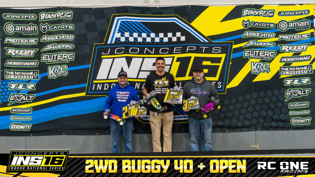 40+ 2wd Modified Buggy - 1 Casey Blasczyk, 2 Allen Horne, 3 Josh Cyrul