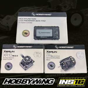 2026  - INS16  HOBBYWING COMBO ESC XR10 PRO G3 X , 17.5 XERUN V10 G4R , LCD MULTIFUNCTION PROGRAM BOX