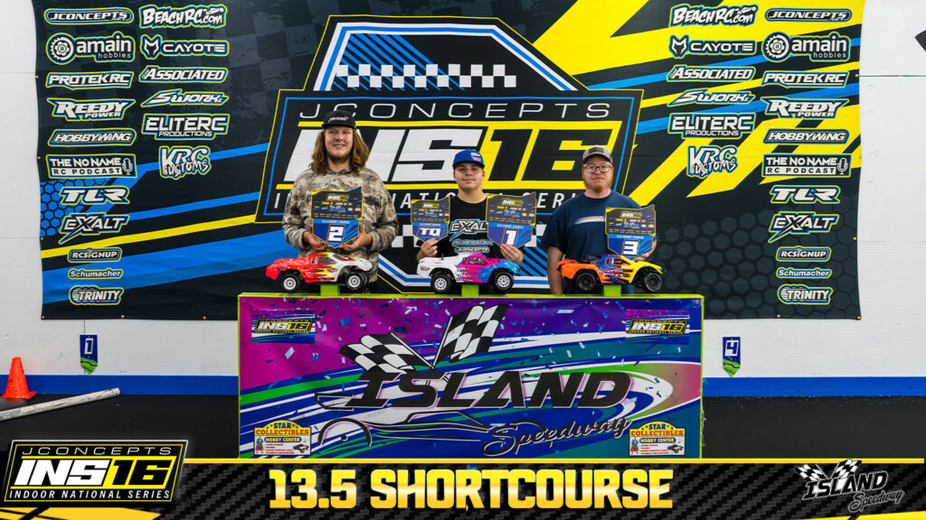 13.5 Short Course: 1. GEOFFREY KETLER, 2. ETHAN MAKI, 3. RYAN BENEDICT,