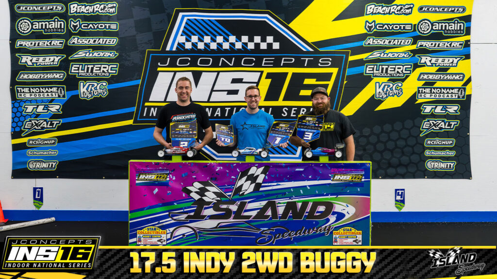 17.5 Independent 2wd Buggy: 1. STEPHEN SHUEY, 2. BLAINE GOULD, 3. JOHN EIDSMOE