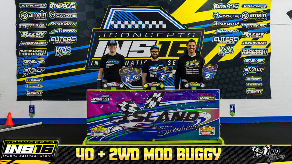 40+ 2wd Modified Buggy: 1. BRAD BORNEILL, 2. BRENT THIELKE, 3. CASEY BLASCZYK