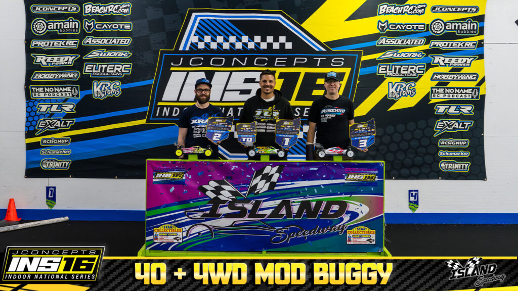 40+ 4wd Modified Buggy: 1. CASEY BLASCZYK, 2. BRAD BORNEILL, 3. BRENT THIELKE