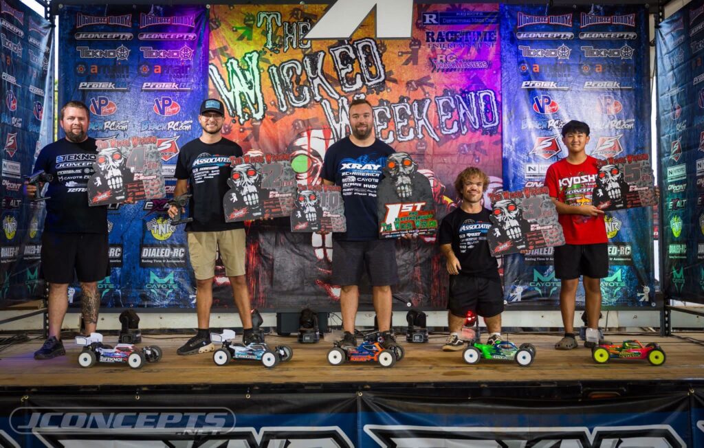 - Pro Electric Buggy: 1. Dakotah Phend; 2. Spencer Rivkin; 3. Brandon Rose; 4. Ryan Maifield; 5. Phi Long Nguyen