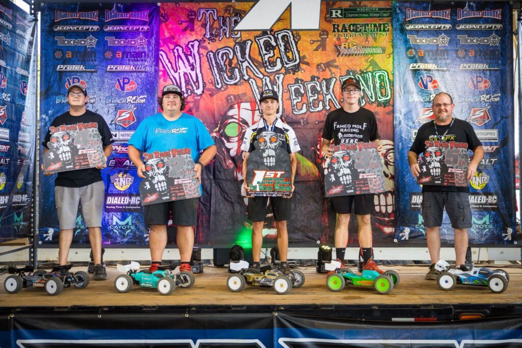 - Sportsman Electric Truggy: 1. Zack Milner; 2. Chris Harris; 3. Ian Campbell; 4. Shaun Morrow; 5. Derek Boddy