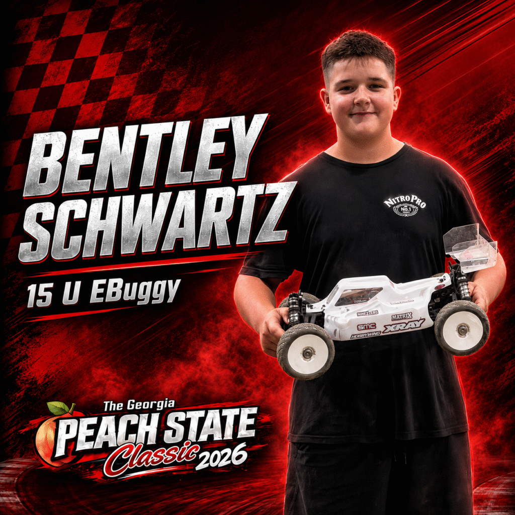 Bentley Schwartz, 15U EBuggy top qualifier at the 2026 Georgia Peach State Classic.