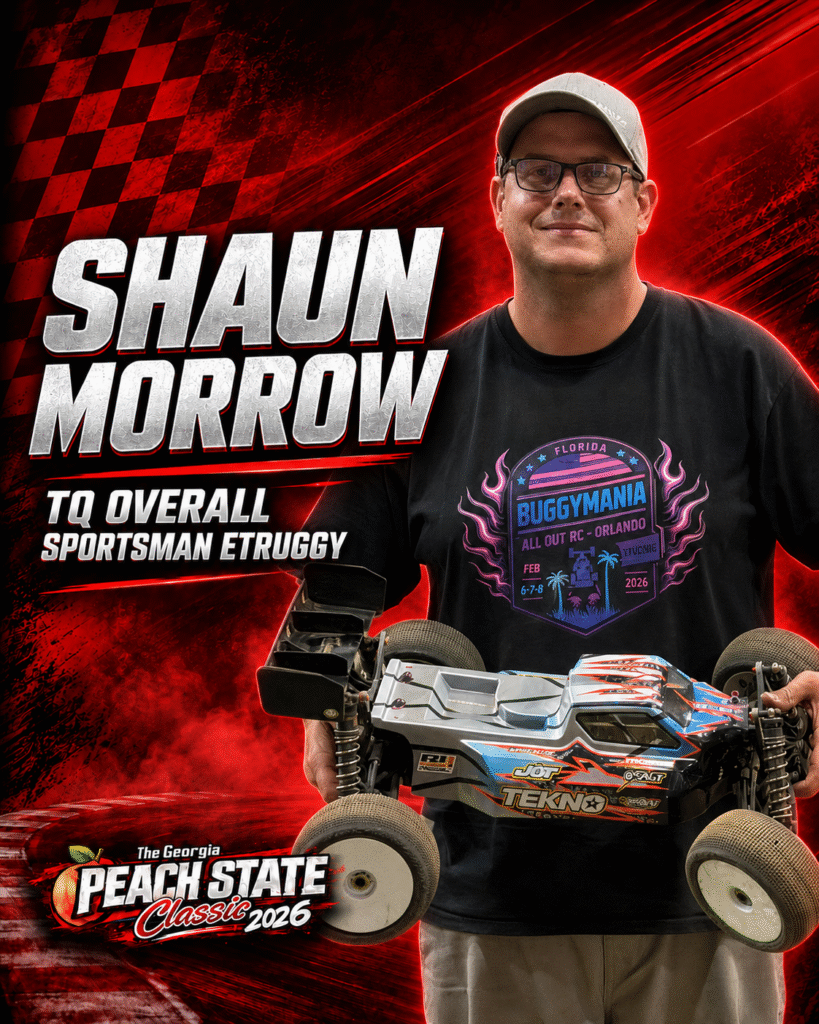 Shaun Morrow, Sportsman ETruggy top qualifier at the 2026 Georgia Peach State Classic.
